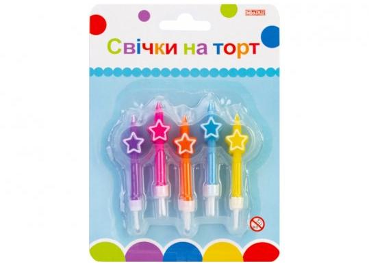 Lumanare p/u torta MAXI Stea (5buc) MX620148