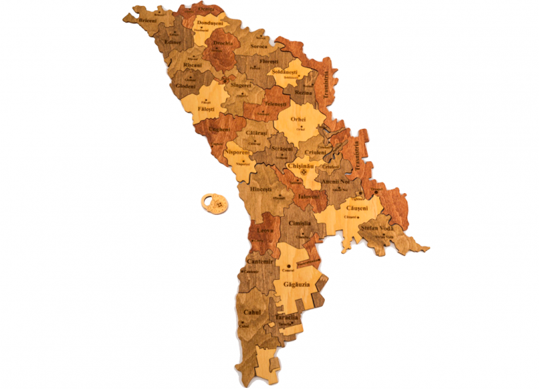 Harta R.M. 3D decor LEMN(600x490) HM002-4