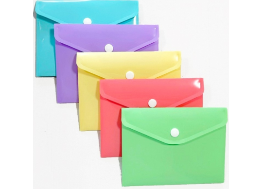 Mapa plic A7 Optima Pastel (plastic) O31358