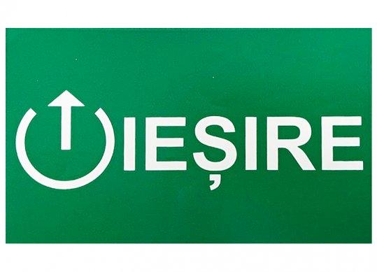 Eticheta info IESIRE, 11x18cm RX00003
