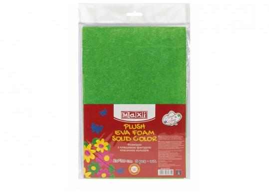 Hirtie gumata Plusata  20x30cm 2mm.Verde Neon MX61869