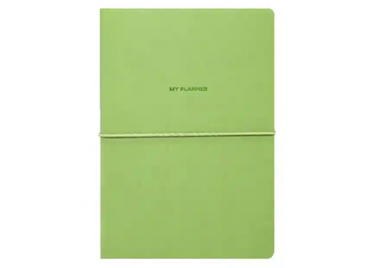 Agenda nedatata A5 96foi mate,coperta tare cu elastic Olive green ID2106