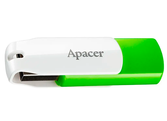 Flash USB: 64GB Apacer AH335 USB2.0 Green AP64GAH335G-1