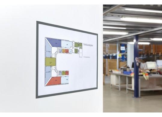 Display magnetofix A3/set 5 buc Gri MAGNETOPLAN (GERMANY) 1130401