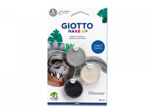 Vopsea pentru fata 3*5ml Giotto Makeup Dinozaur F475600