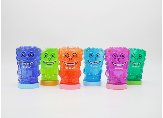 Slime color Crystal Mud SpongeBob (ML9-20) cu sclipici ML1-27CM