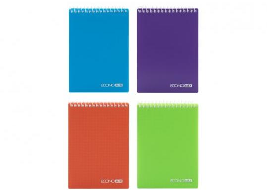 Carnet A6 80foi spira sus coperta plastic E20321
