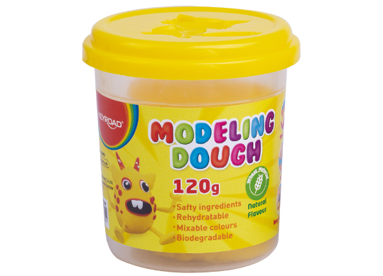 Plastilina Keyroad 1cul*120gr Galben KR972238
