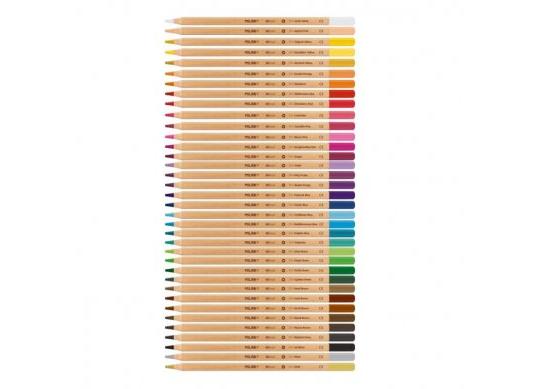 Creioane color Milan 36cul grif gros cut. metal 0726136