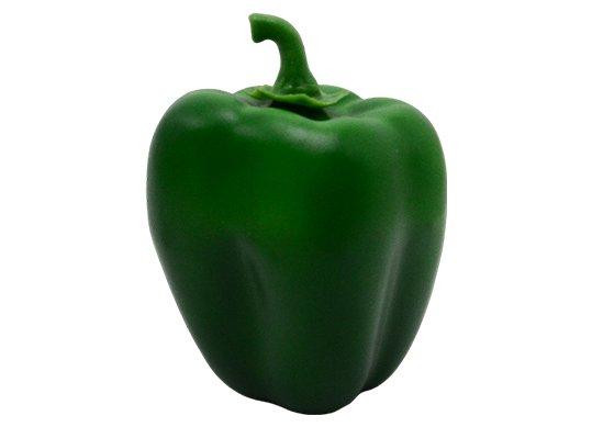 Leguma ardei gras decorativ verde crud 11x8.3cm 8889-SC3