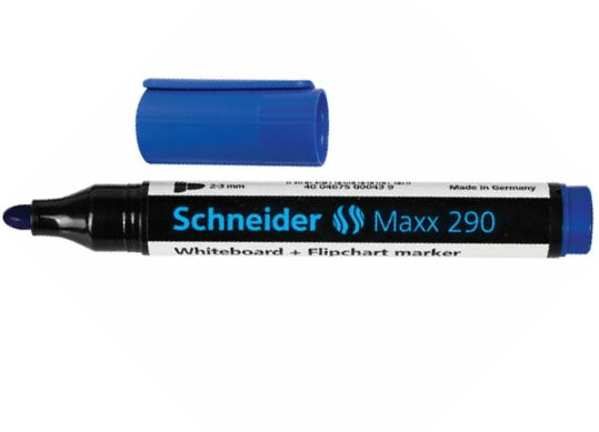 Marker Whiteboard+Flipchart Maxx290 albastru 000439