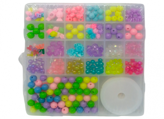 Set creatie cu margele 26 comp.Patrat N088-2