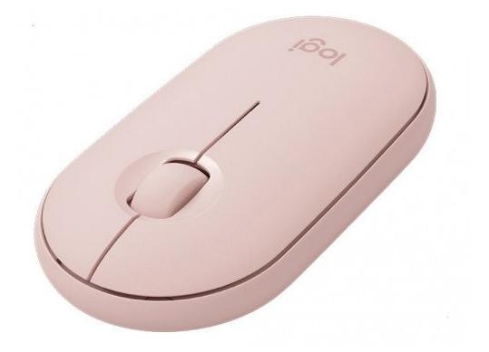 Mouse Wireless Logitech Pebble M350 Rose, Optical Mouse for Notebooks, 1000 dpi, Nano receiver,  Blu LO 910-005717