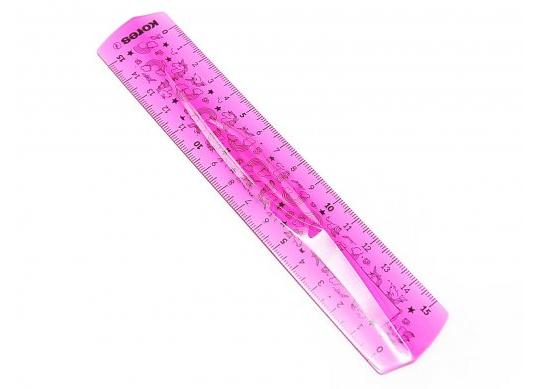 Rigla plastic 15cm KORES Flex K42161