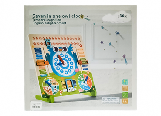 Jucarie lemn (educativa) calendar+ceas+anotimpuri 246072