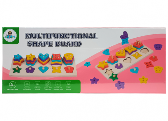 Jucarie lemn (educativa) ML15-2 sortare figuri 212056