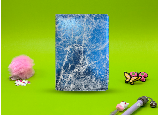 Carnet A5 80foi coperta piele ECO cu magnet hirtie crem, linie MX26237