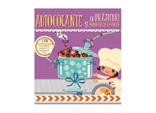 Carte Autocolante dulci. Autocolante cu prajituri si bomboane  de cicolata CD7911