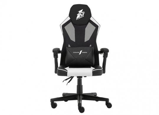 Fotoliu Gaming 1STPLAYER P01/ 120kg/ Moving armrest/ Black/White P01 Black&White