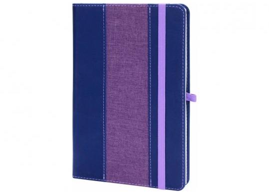Agenda nedatata A5 128 foi cu elastic COMBI-15cop.tare,piele) linii O20125-15