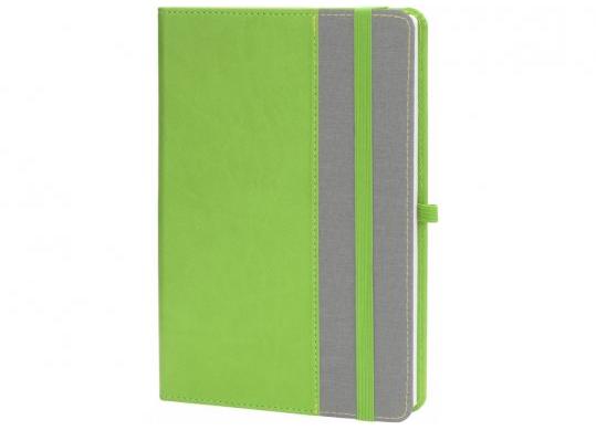 Agenda nedatata A5 128 foi cu elastic COMBI-13cop.tare,piele) linii O20125-13