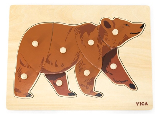 Puzzle din lemn Bear 44606