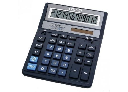 Calculator Citizen 888  albastru inchis SDC888-XBL