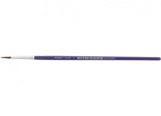 Pensule N3 rotunda par ponei/maner scurt MX60893