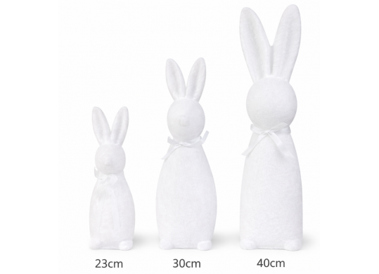 Decoratiune Iepure 23cm (Alb) ML30-13 247232