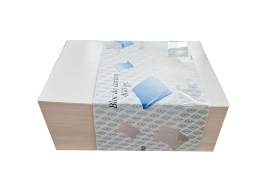 Carton alb bloc 9x13cm  400gr 002401 C005400