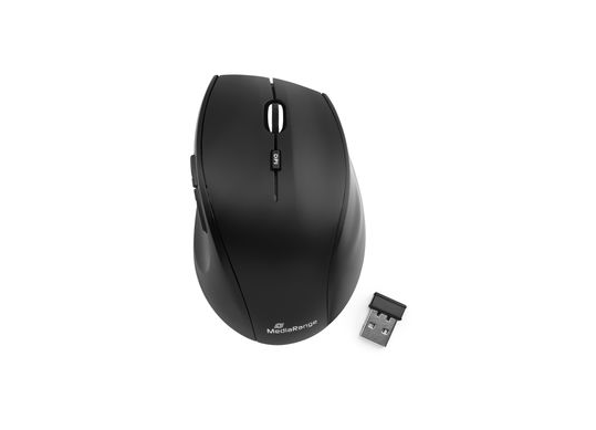 Mouse Wired Media Range 5-button wireless optical mouse,black MROS208