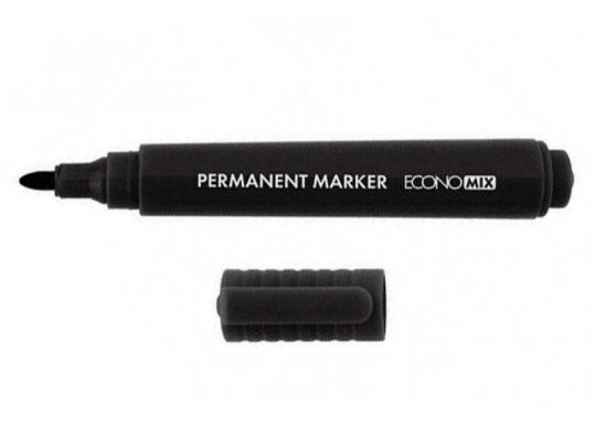 Marker Permanent Economix (negru) E11608-01