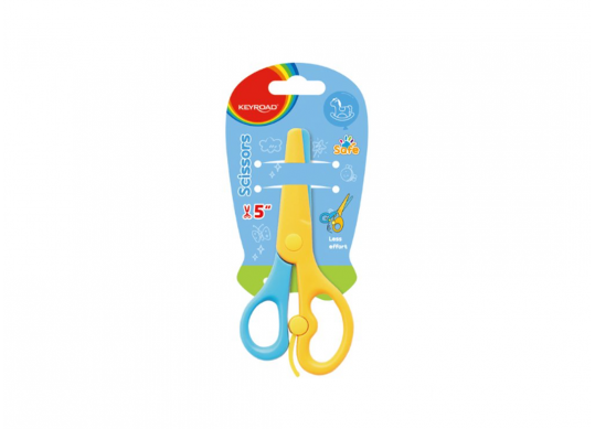 Foarfece copii 12.5cm Keyroad (plastic) cu clipsa KR972317
