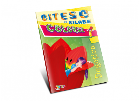 Carte Citesc pe silabe Colorez degetica PD6387