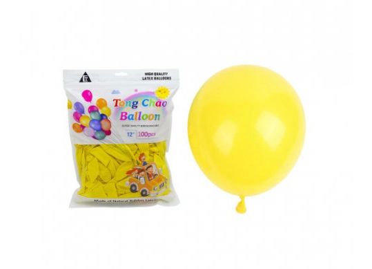 Baloane colorate 100buc galben BN480/182/300 249359