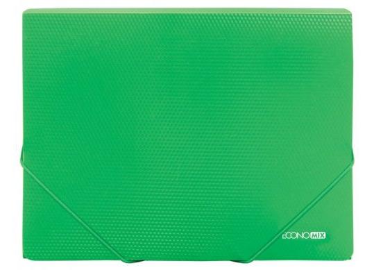 Mapa cu elastic Economix A4 (plastic/verde) E31601-04