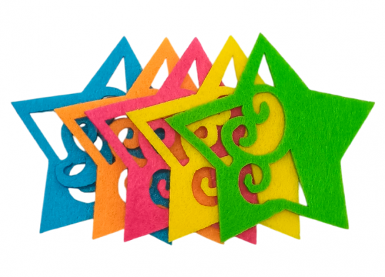 Accesorii Craft Fetru Stelute 218416