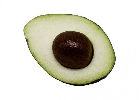Fruct avocado in jumatate cu sambure decorativ E6001F