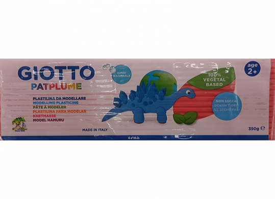 Plastilina Giotto Patplume 350g Rosu F510102