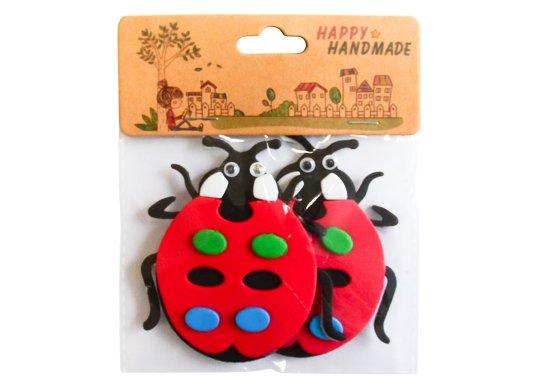 Accesorii Craft hirtie gumate 2 buburuze mari 218362