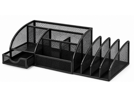 Suport birou din plasa metal (ML130-57) multifunctional 1 sertar extensibil RH-8089-A