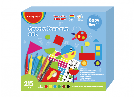Set creatie invatam forme Keyroad Baby line KR972358