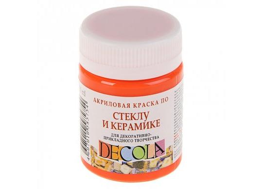 Acril sticla&ceramica Decola 50ml Oranj 4028315
