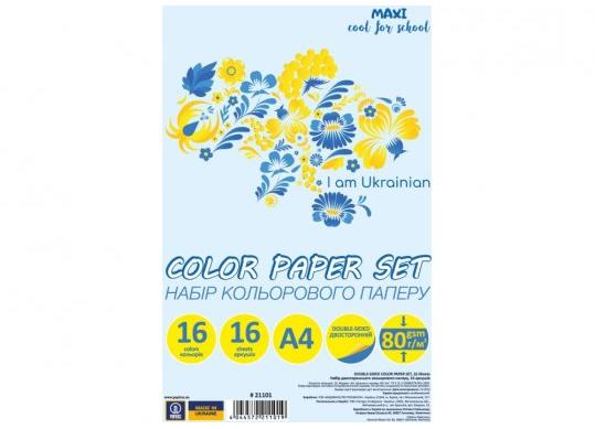 Hirtie color A4 16cul/dublu MX21101
