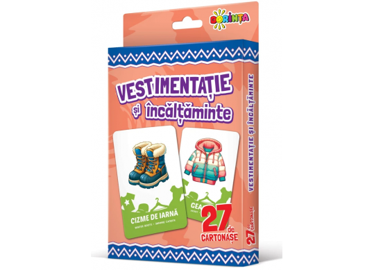 27 de cartonase.Vestimentatie si incaltaminte PD2495