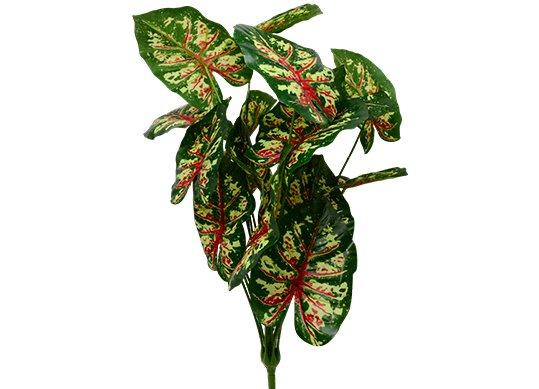 Planta artificiala decorativa 75cm verde cu rosu FY-y1010