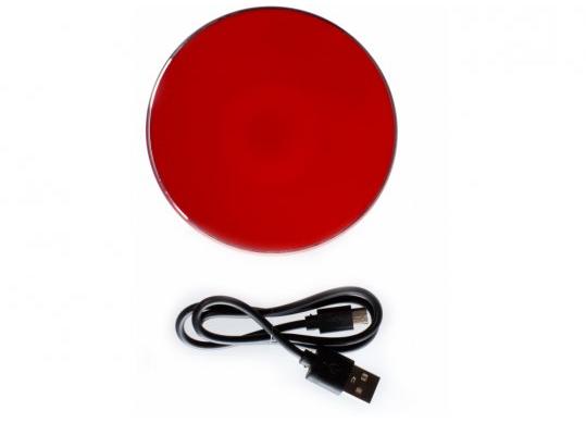 Incarcator wireless Optima 4112, iesire 10W, Rosu O74114