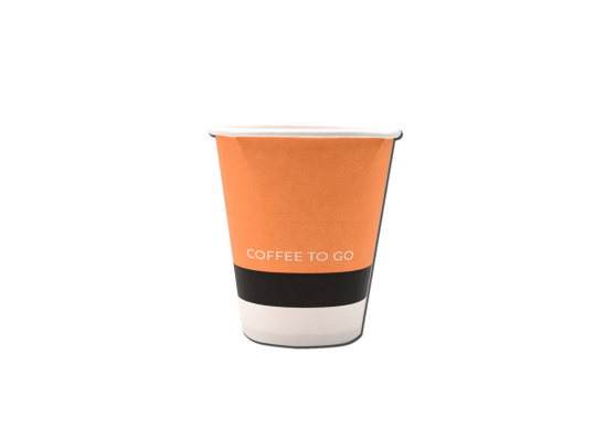 Pahar din hirtie 250ml (50buc)romb/to go 001648