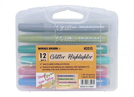 Marker Glitter 12 culori ML50-21 (cutie plastic) H3513-12