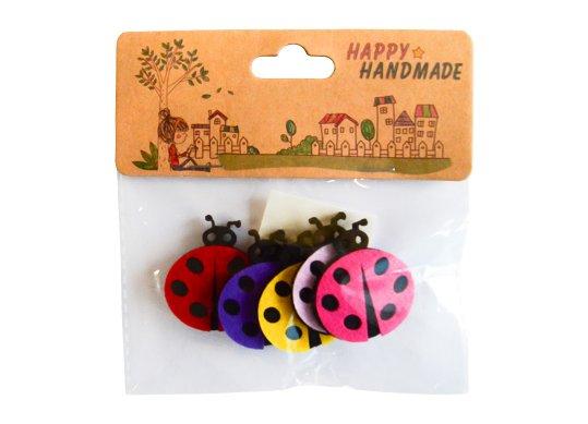 Accesorii Craft Fetru dublu buburuze mici 218195